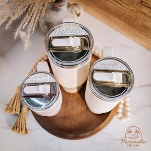 Personalized Stanley Tumbler Name Plate - Acrylic Cup Tag image 4