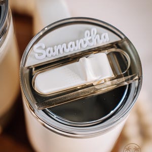 Personalized Stanley Tumbler Name Plate - Acrylic Cup Tag image 5