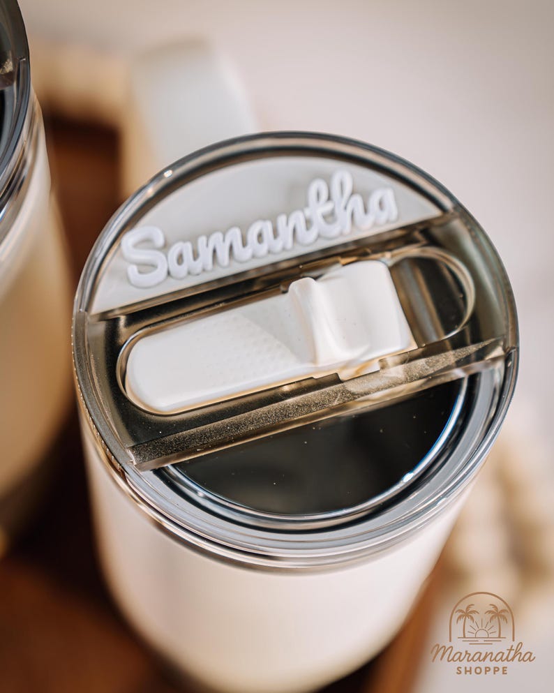 Personalized Stanley Tumbler Name Plate - Acrylic Cup Tag image 5