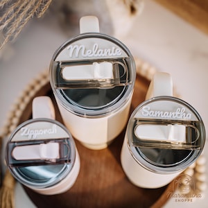 Personalized Stanley Tumbler Name Plate - Acrylic Cup Tag image 1