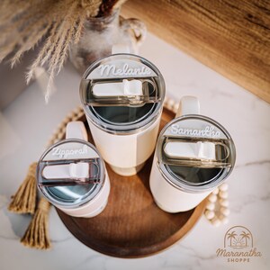 Personalized Stanley Tumbler Name Plate - Acrylic Cup Tag image 2