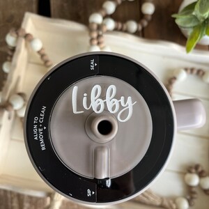 Custom Brumate Era Name Plate: Engraved Acrylic Tumbler Topper