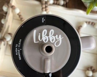 Custom Brumate Era Name Plate: Engraved Acrylic Tumbler Topper