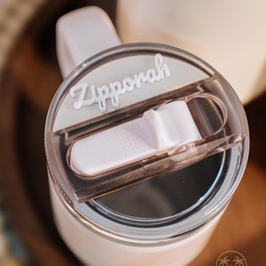 Personalized Stanley Tumbler Name Plate - Acrylic Cup Tag image 3