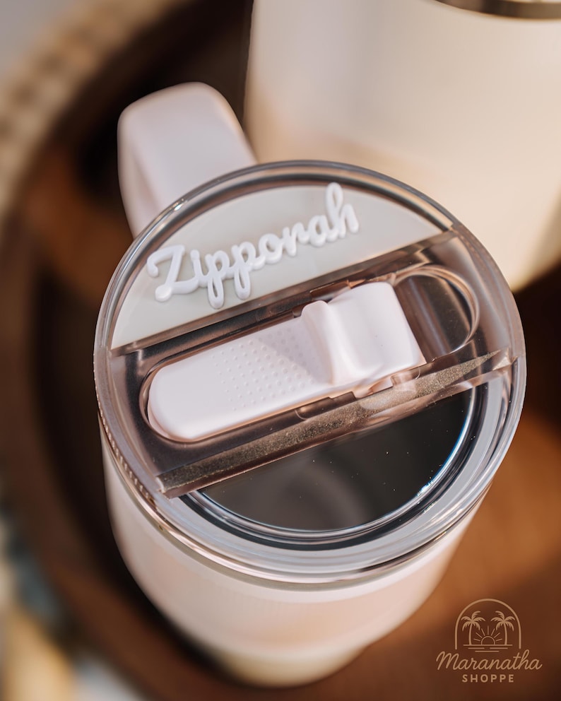 Personalized Stanley Tumbler Name Plate - Acrylic Cup Tag image 3