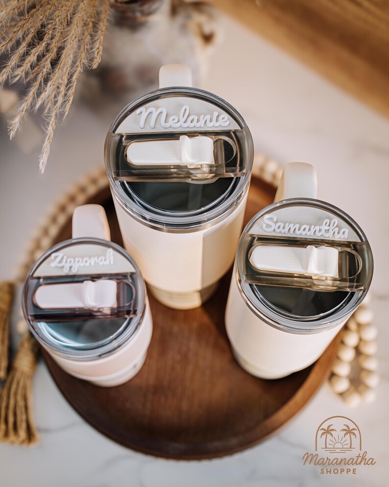 Personalized Stanley Tumbler Name Plate - Acrylic Cup Tag image 6