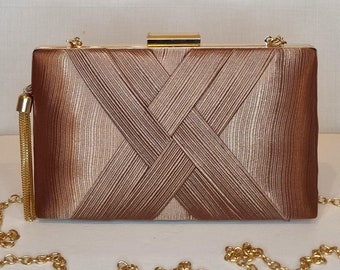 Bronze evening clutch new arrivals