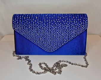Royal blue clutch bag amazon hotsell