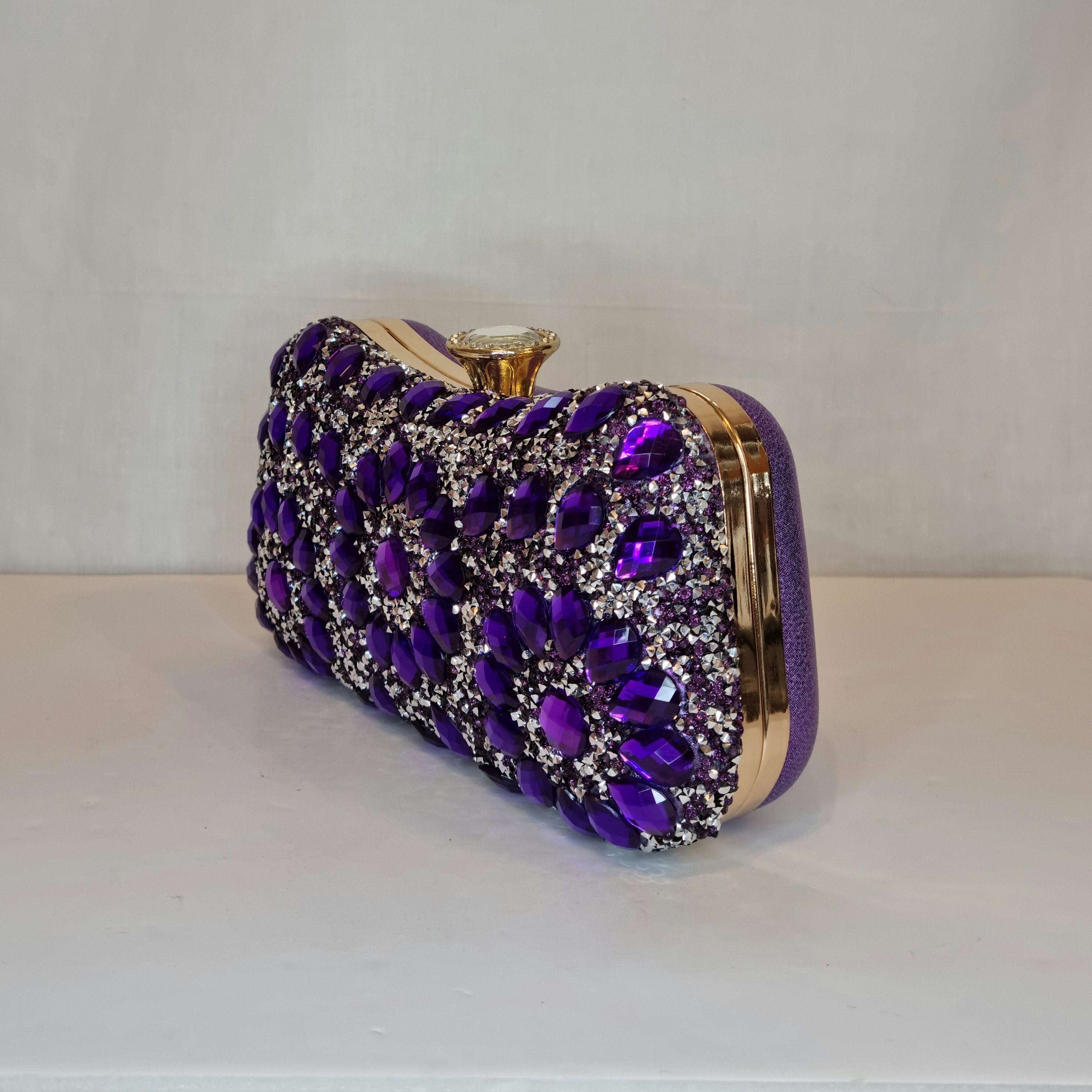 Purple purses with bling new arrivals