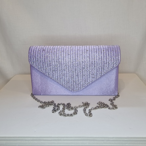 Iridescent clutch bag deals