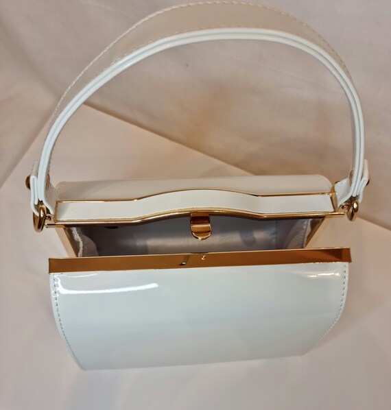 FAUX PATENT BAG - Ecru White | ZARA India