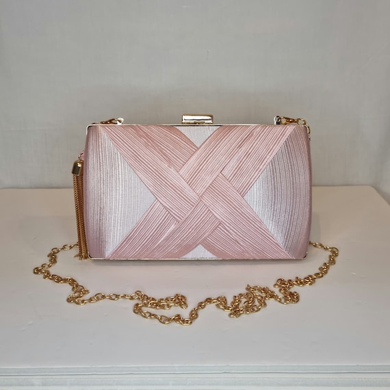 Baby pink clutch bag sale