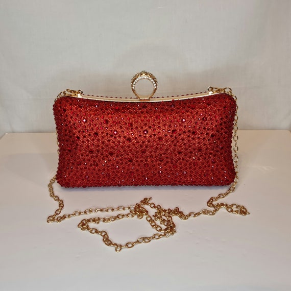 Buy Red Embroided Designer Evening Party Clutch, Clutch Bag for Women,  Wedding Clutch, Gift for Her, Many Colors Available, Evenin Party Clutch  Online in India - Etsy
