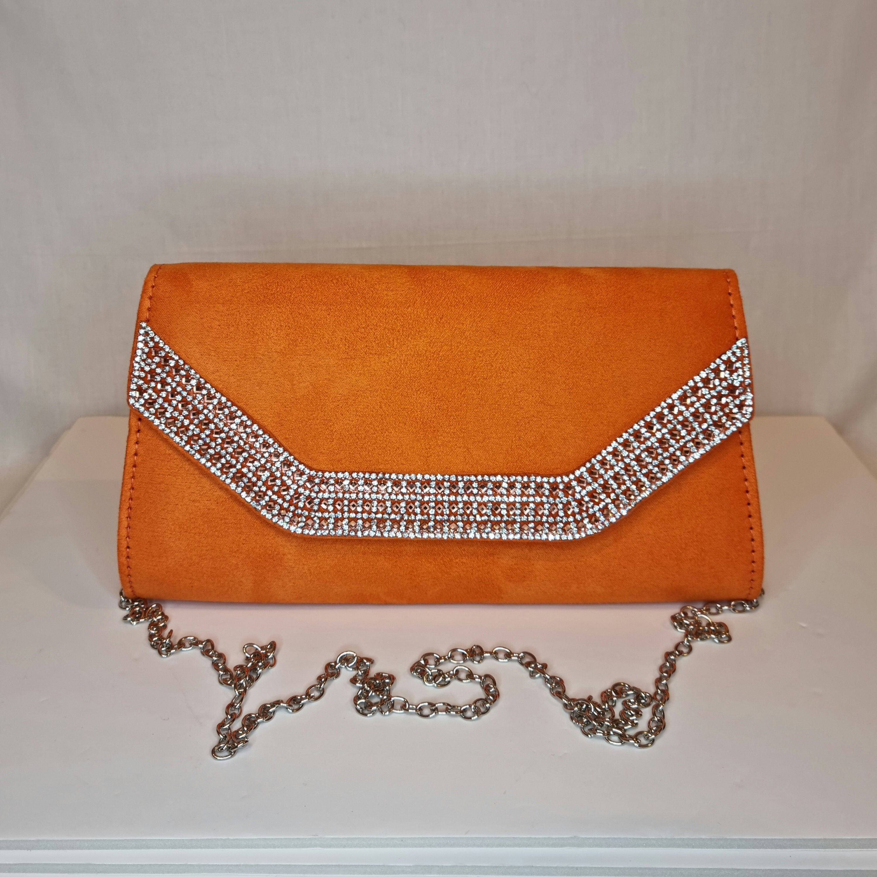 Orange Clutch Etsy Ireland
