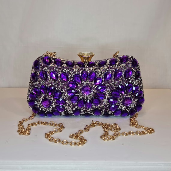 Jeweled clutch purse hotsell