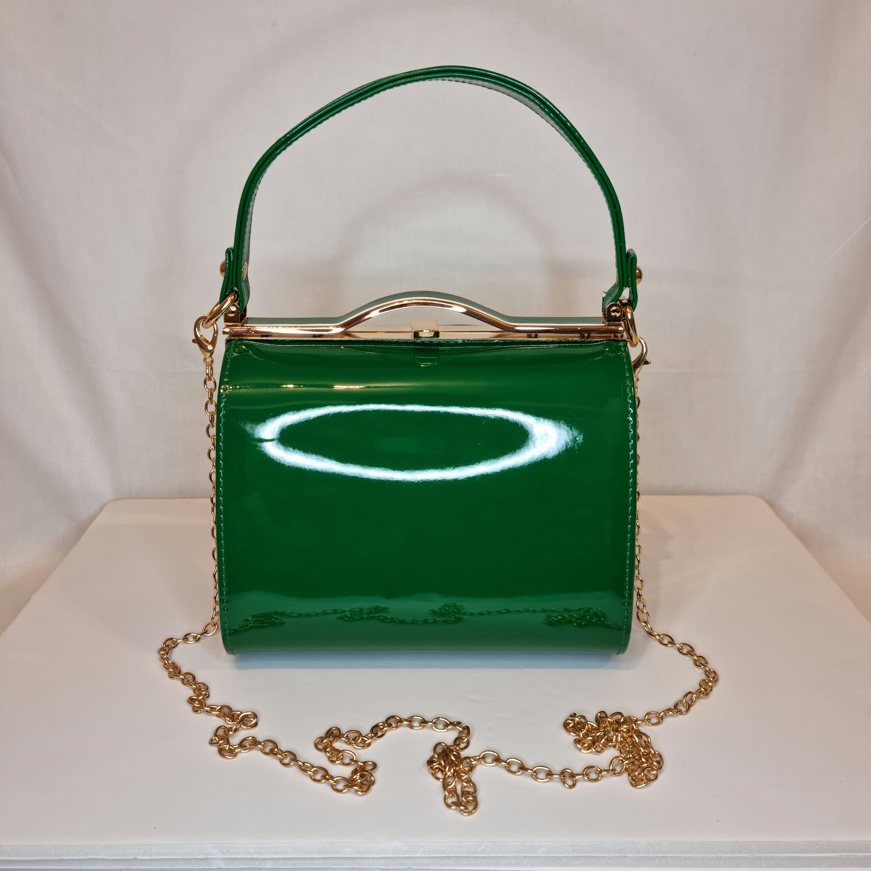 Tods Patent Leather Green Patent Leather Shoulder Bag – Cashinmybag