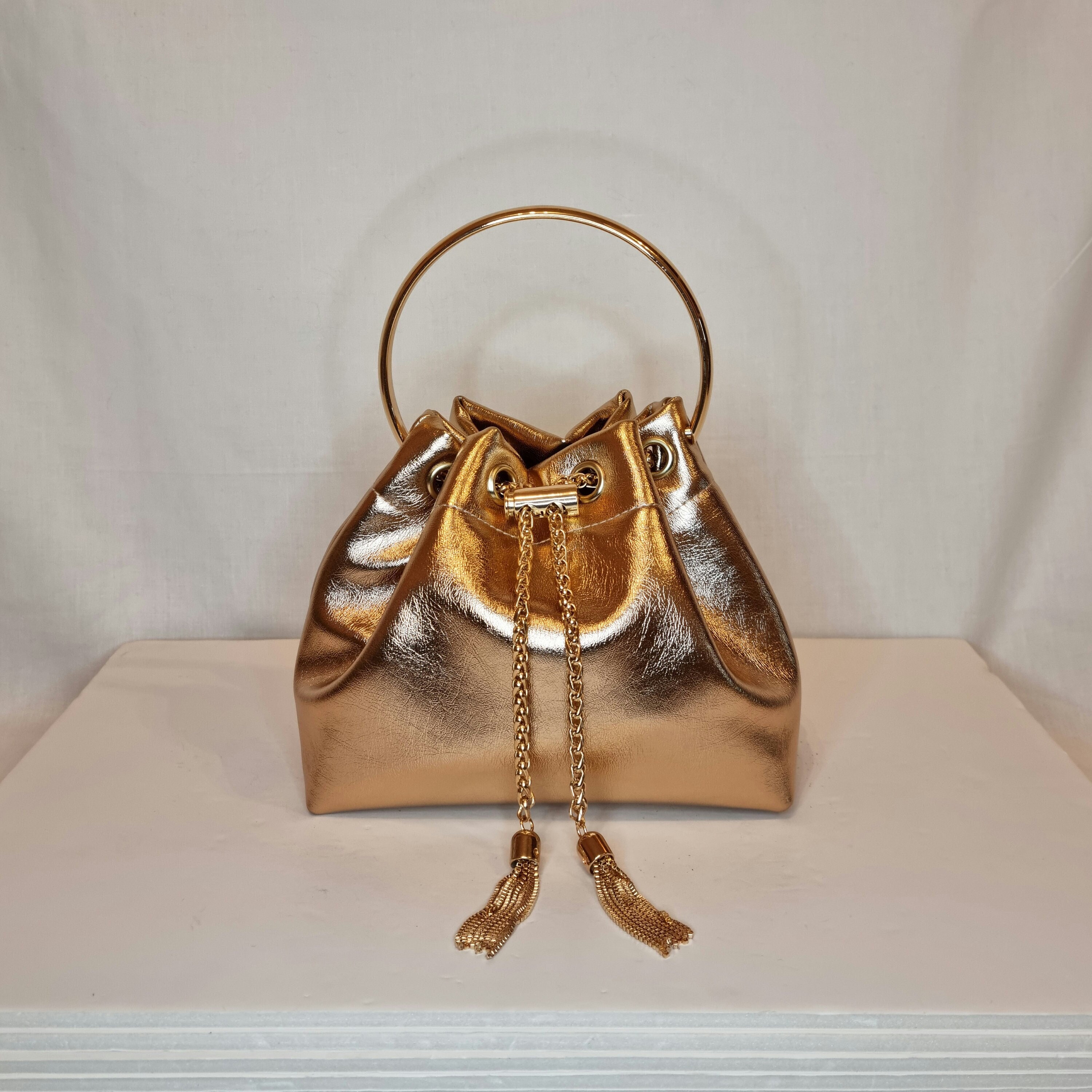3/16 Leather Drawstring, Cream Patent Cord-drawstring Lace-leather