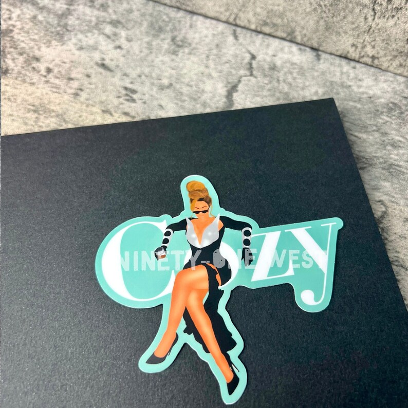 Bey Cozy Sticker | Black Girl Stickers | Stickers | Natural Hair ...