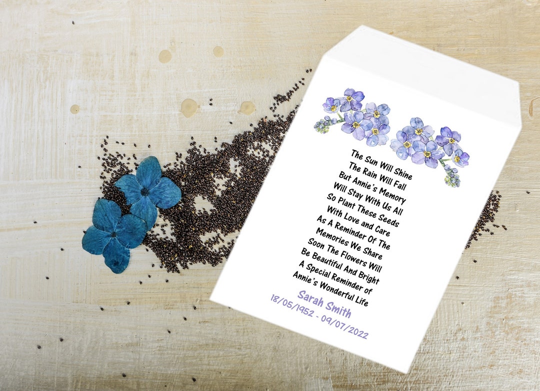 Vibrant Forget Me Not Seeds For Funeral Design in HD Vibrant Forget Me Not Seeds For Funeral Design in HD