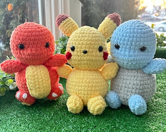 Crochet Amigurumi Plushie, Video Game Animal Characters
