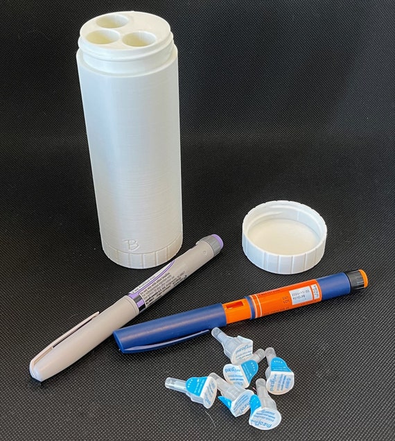 Lot De 3 étuiѕ à Insuline Mallya – Marron – Pour Stylo à Insuline – Neuf