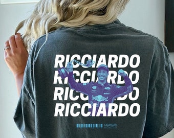 Camiseta de Daniel Ricciardo / Regalo para fanáticos de la F1 / Regalo de Ricciardo de Fórmula 1 de Red Bull Racing / Camiseta de Fórmula 1 de Ricciardo / Regalo para el Día del Padre para fanáticos de Mónaco