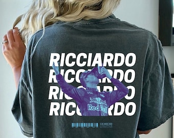 Camiseta de Daniel Ricciardo / Regalo para fanáticos de la F1 / Regalo de Ricciardo para Red Bull Racing Fórmula 1 / Camiseta de Fórmula 1 / Regalo para el Día del Padre para fanáticos de Ricciardo Shoey