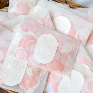 Hochzeit Konfetti Taschen | Biologisch abbaubare Konfetti-Pakete | Seidenpapier Konfetti | Hochzeit Konfetti | Konfetti werfen | Hochzeitsdekor