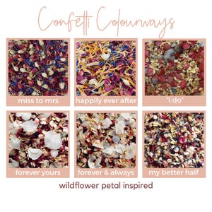 1 Litre Dried Flower Wedding Confetti | Biodegradable Confetti | Flower Girl Basket | Confetti Toss | Flower Confetti | Wedding Decor image 9