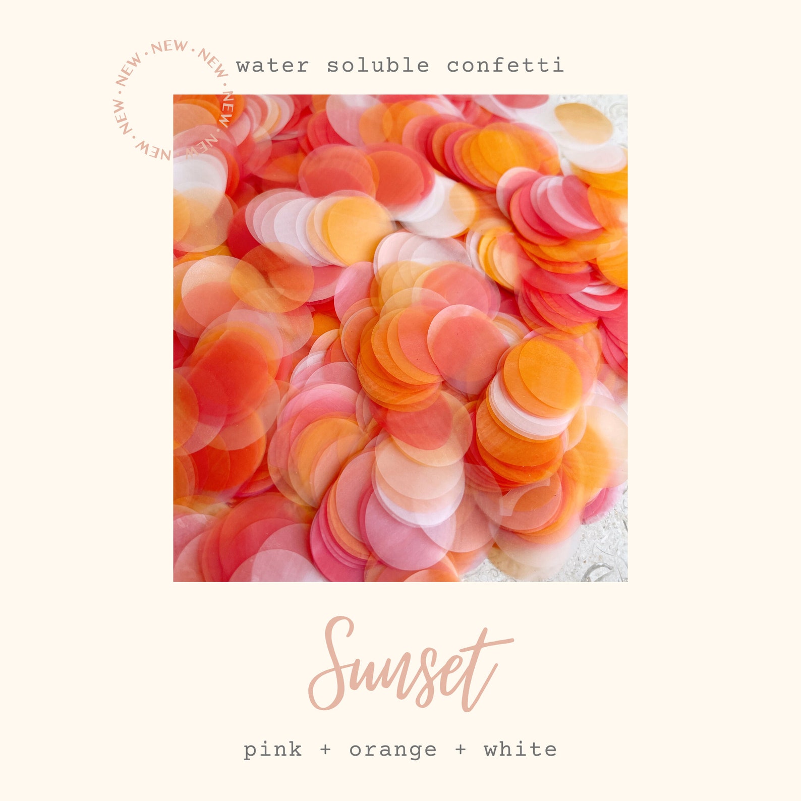 Biodegradable Wedding Confetti Rice Paper Confetti Water Etsy