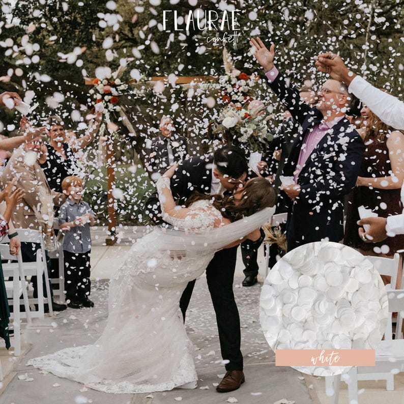 1 Litre Biodegradable Wedding Confetti | Tissue Paper Confetti | Events Confetti | Eco Friendly | Wedding Confetti Bulk | Baby Shower image 3