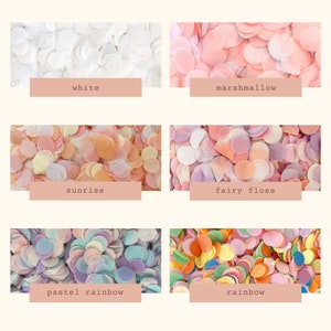 Biodegradable Wedding Confetti | Tissue Paper Confetti | Wedding + Events Confetti | Eco Friendly | Wedding Confetti Bulk | Baby Shower