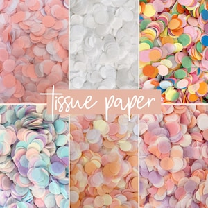1 liter biologisch afbreekbare bruiloftsconfetti | Zijdepapier confetti | Evenementen Confetti | Milieuvriendelijk | Bulk bruiloftconfetti | Babyshower