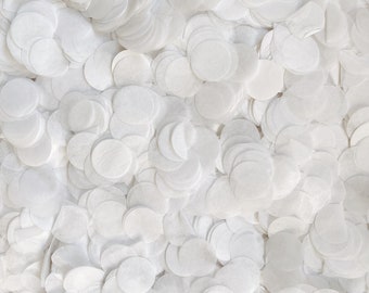 White Wedding Confetti | Biodegradable Confetti | Tissue Paper Confetti | Events Confetti | Wedding Confetti Bulk | Baby Shower | 1 Litre