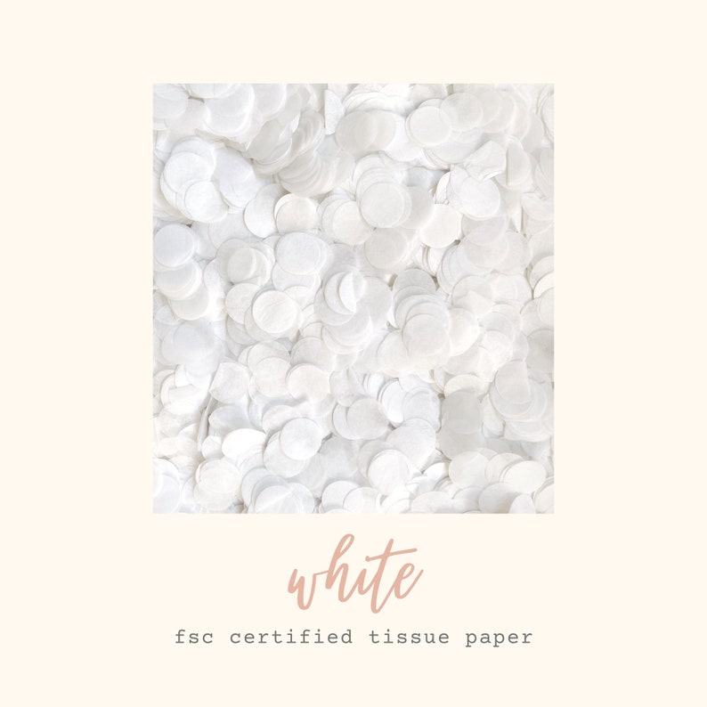 1 Litre Biodegradable Wedding Confetti Tissue Paper Confetti Events Confetti Eco Friendly Wedding Confetti Bulk Baby Shower white only