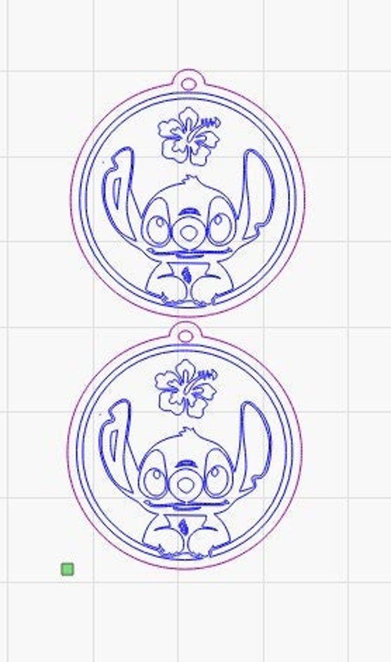 Stygnörhängen dxf bild 1