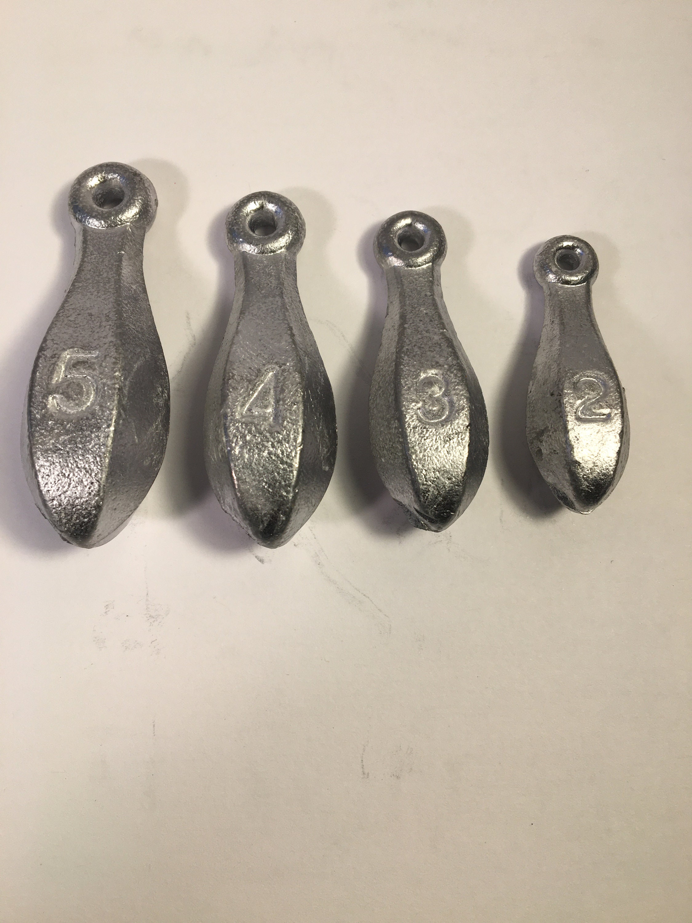 Bullet Weights Egg Sinkers 6 oz, 3PC