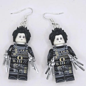 Horror Movie Earrings - Block figure earrings - Horror Icon earrings - Mini figure Earrings