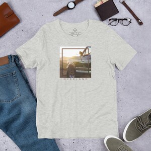 Overland Off-Road Graphic Tee, Unisex Mountain T-Shirt, 4x4 Shirt, Vintage Look Graphic Tee, Classic Car Shirt, Hiking Shirt, Colorado Shirt