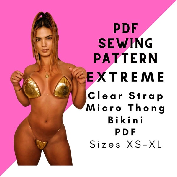Invisible Strap Thong PDF Sewing Pattern