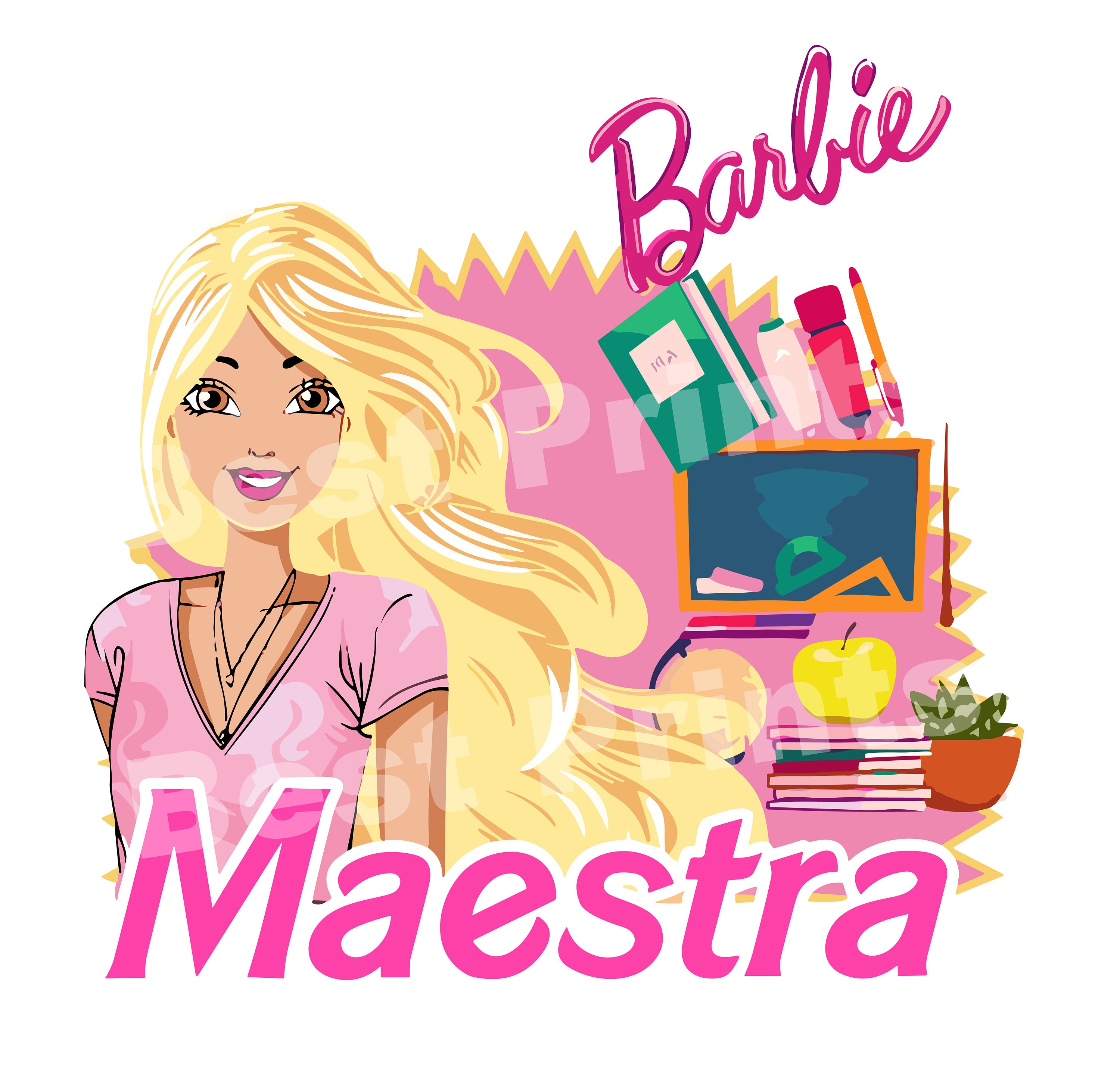 Barbie Teacher - Etsy
