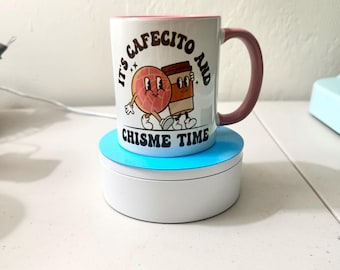 Cafecito & Chisme Time, 11oz mug