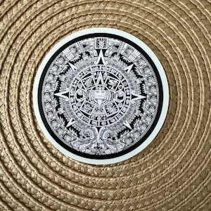 Aztec calendar, sticker