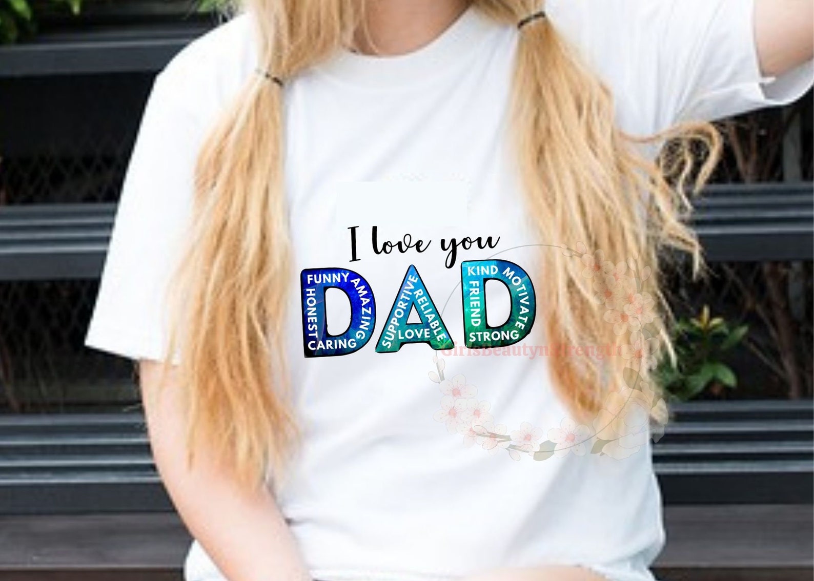 „I Love You Dad“ Brieftaschenkarte – Aus Metall Graviert, Geschenk Für Papa