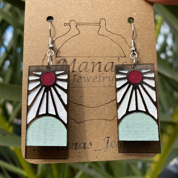 Anime Earrings | Hanafuda Earrings