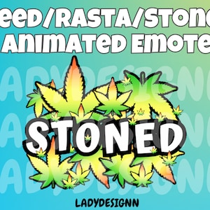 STONED ANIMATED EMOTE