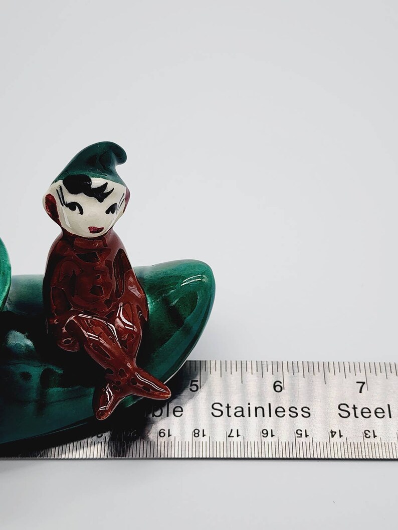 Vintage Ceramic Elf on a Boot Planter, Pixie Planter, Mid-century ...