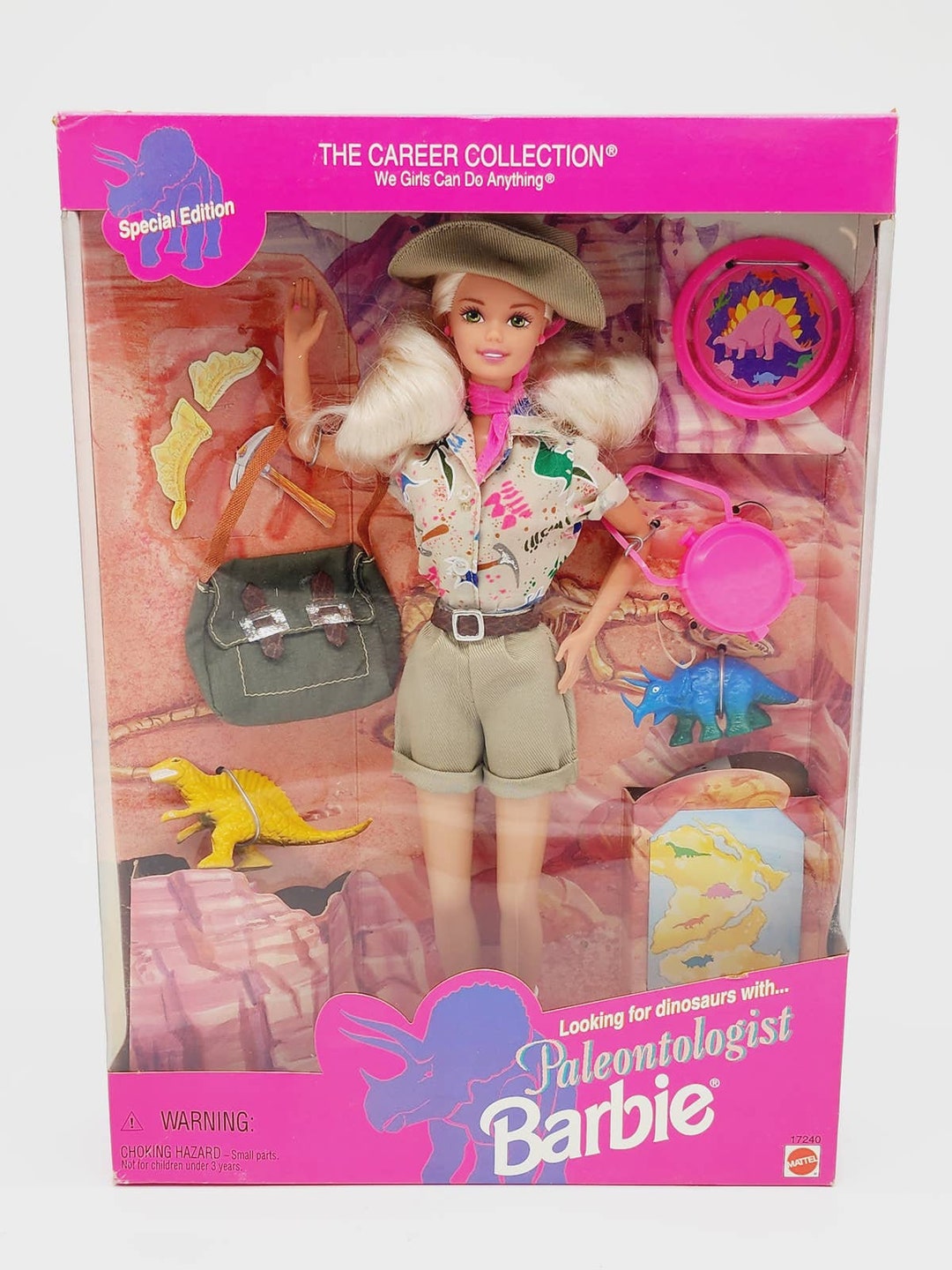 NIB 1996 Paleontologist Barbie Special the Career Etsy