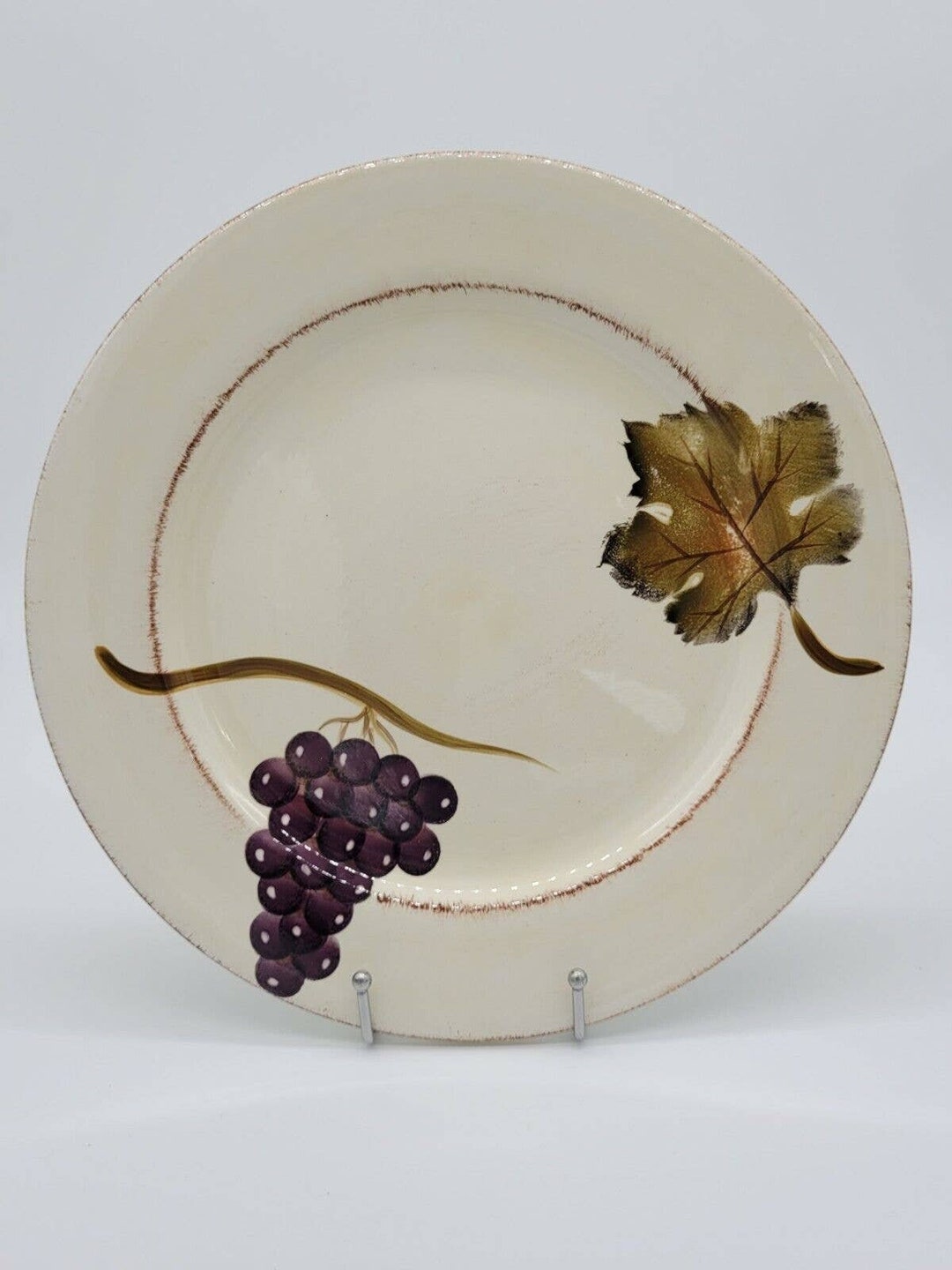 Tabletops Unlimited Villa Grande Dinner Plate, Hand Painted, Large Etsy