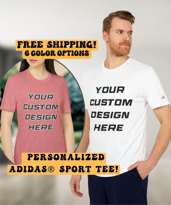 Personalized Custom Adidas Unisex Sport T shirt Gym Shirt Work Shirt Company Branding Inspirational Unique Shirt Custom Sport Jersey Etsy